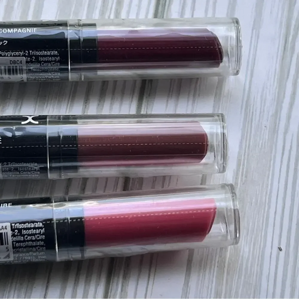 NYX Makeup Beauty High Voltage Lipstick Trio New in Package